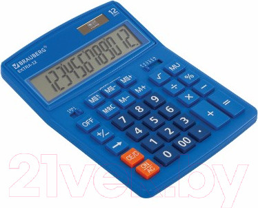 Изображение товара Калькулятор Brauberg Extra-12-BU / 250482 (синий)