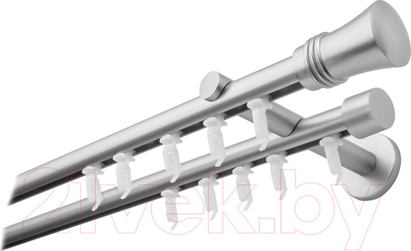 Изображение товара Карниз для штор Lm Decor Гиро 2р 19/19мм (сатин, 4.0м)