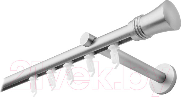 Изображение товара Карниз для штор Lm Decor Гиро 1р 19мм (сатин, 2.4м)