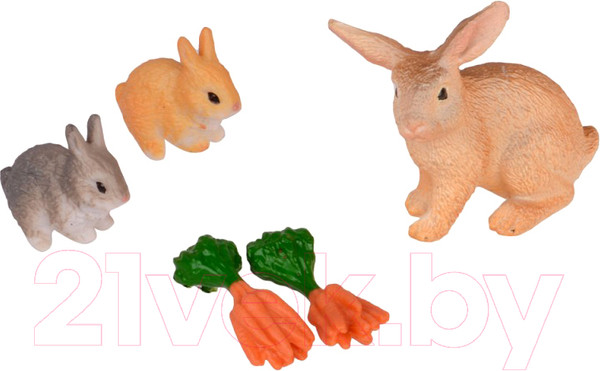Изображение товара Набор фигурок коллекционных Duomule Кролики / 2021036-16002A