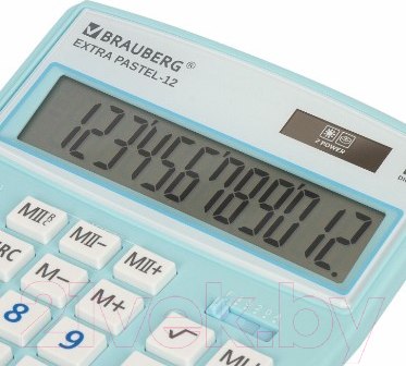 Изображение товара Калькулятор Brauberg Extra Pastel-12-LB / 250486 (голубой)