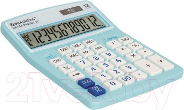 Изображение товара Калькулятор Brauberg Extra Pastel-12-LB / 250486 (голубой)