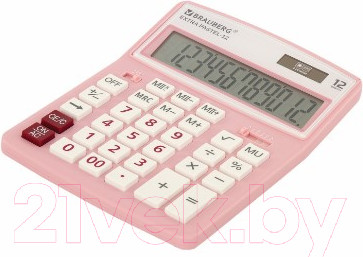 Изображение товара Калькулятор Brauberg Extra Pastel-12-PK / 250487 (розовый)