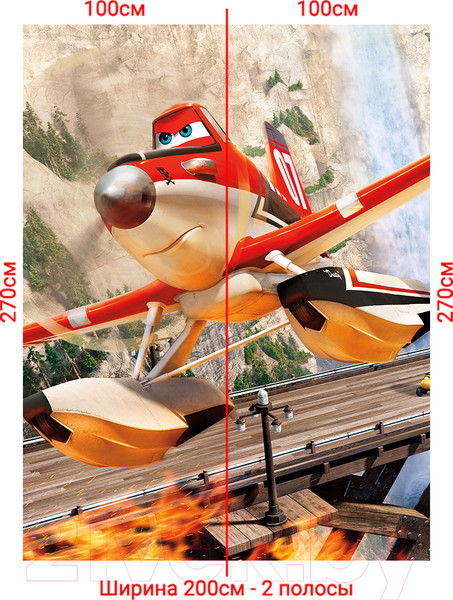 Изображение товара Фотообои листовые Arthata Fotooboi-Tachki-154 (200x270)