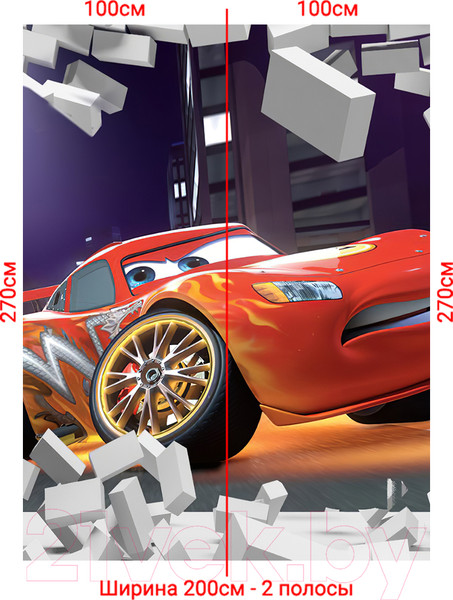 Изображение товара Фотообои листовые Arthata Fotooboi-Tachki-71 (200x270)