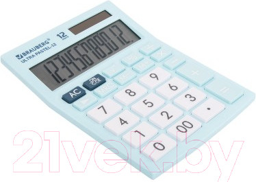 Изображение товара Калькулятор Brauberg Ultra Pastel-12-LB / 250502 (голубой)
