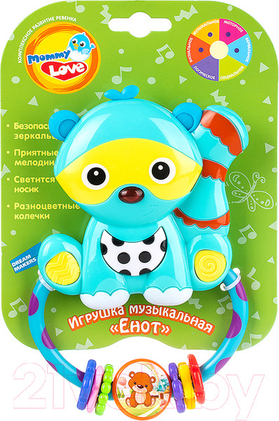 Изображение товара Погремушка Dream Makers Енот / 0694