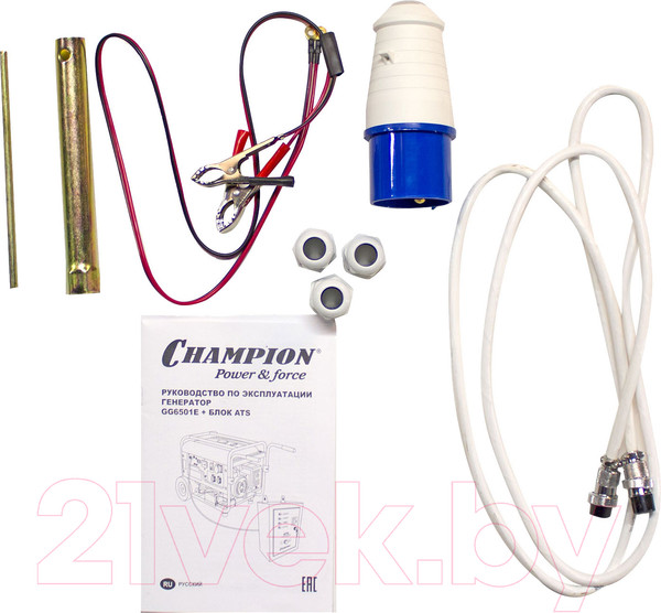 Изображение товара Бензиновый генератор Champion GG6501E