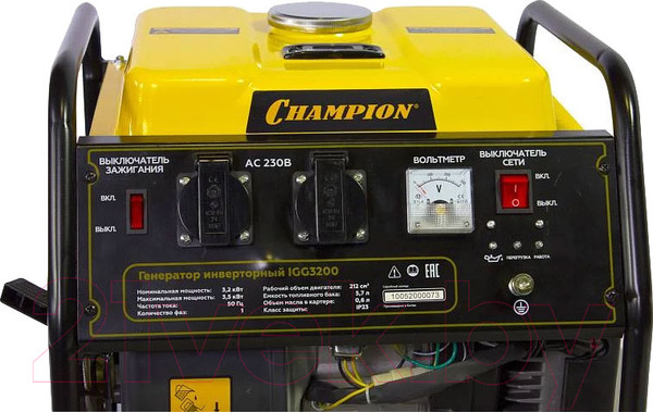 Изображение товара Бензиновый генератор Champion IGG3200