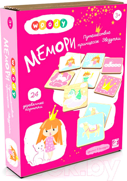 Изображение товара Развивающая игра Woody Мемори. Путешествие принцессы Звёздочки / 02260