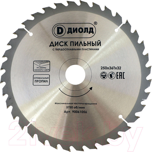 Изображение товара Пильный диск Диолд 90061056
