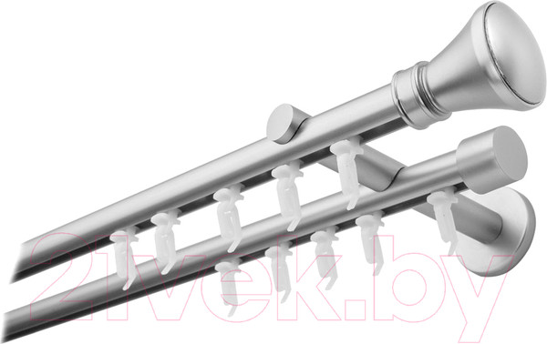 Изображение товара Карниз для штор Lm Decor Люксор 19/19мм 2р (сатин, 3.0м)