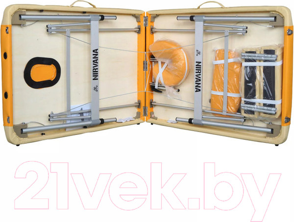 Изображение товара Массажный стол DFC Nirvana Elegant Premium/ TS2010-OB2 (оранжевый/бежевый)