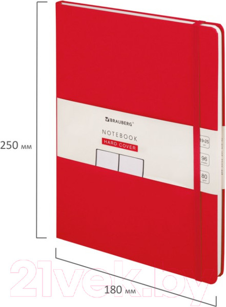 Изображение товара Записная книжка Brauberg Ultra / 113066 (красный)