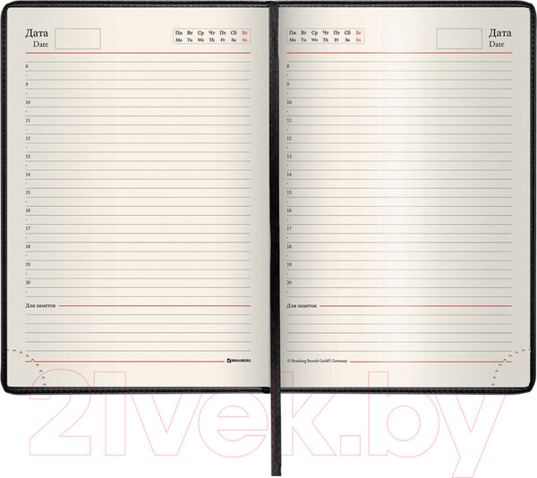 Изображение товара Ежедневник Brauberg Imperial / 113499  (черный)