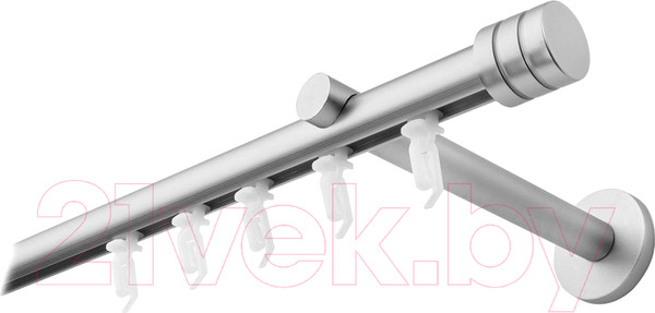 Изображение товара Карниз для штор Lm Decor Цилиндр 19мм 1р (сатин, 3.0м)