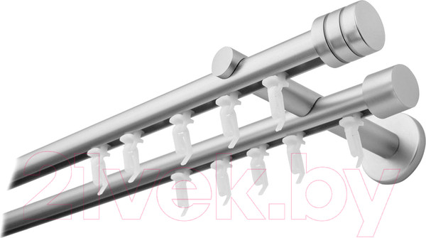 Изображение товара Карниз для штор Lm Decor Цилиндр 19/19мм 2р (сатин, 3.2м)