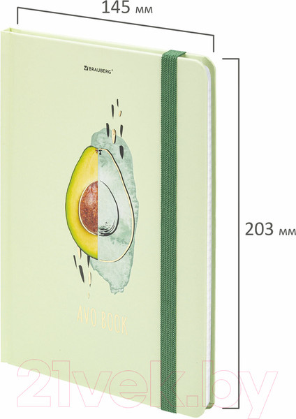 Изображение товара Записная книжка Brauberg Avocado / 113733