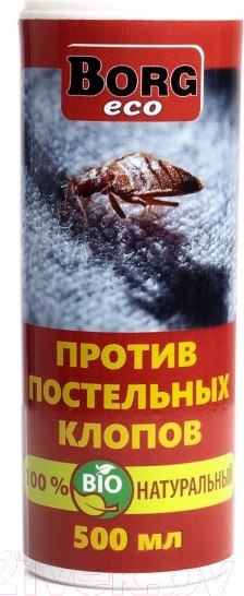 Изображение товара Порошок от насекомых Borg Eco против клопов (500мл)