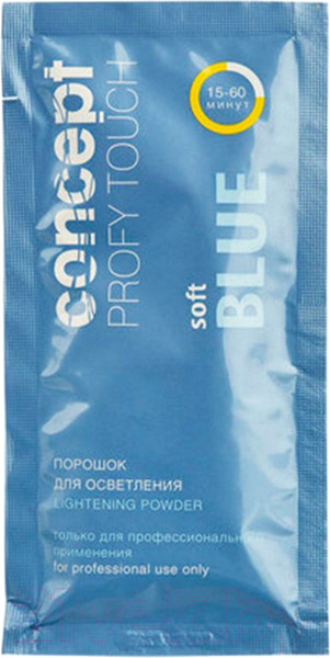 Изображение товара Порошок для осветления волос Concept Soft Blue Для мягкого осветления (30г)
