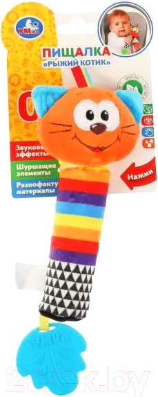 Изображение товара Прорезыватель для зубов Умка Кот пищалка / RS-C5