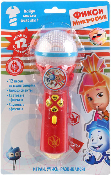 Изображение товара Музыкальная игрушка Умка Микрофон Фиксики / B1252960-R9
