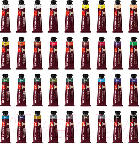 Изображение товара Масляные краски Brauberg Art Premiere / 192009 (36шт)