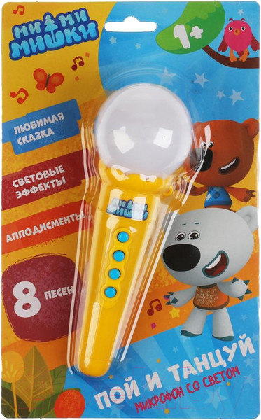 Изображение товара Музыкальная игрушка Умка Микрофон Ми-ми-мишки / HT1077-R