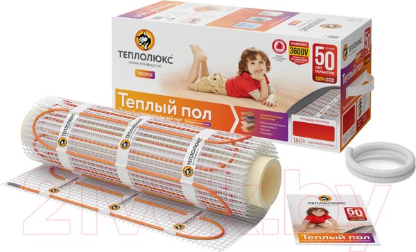 Изображение товара Теплый пол электрический Теплолюкс Tropix МНН 320 Вт/2 кв.м