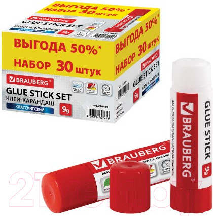 Изображение товара Клей-карандаш Brauberg 270484 (30шт)