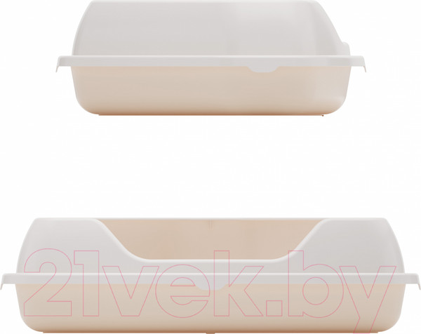 Изображение товара Туалет-лоток Альтернатива М8653 (бежевый)