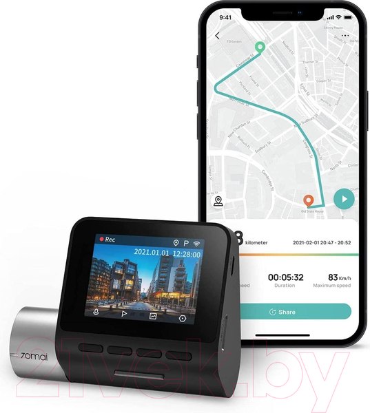 Изображение товара Автомобильный видеорегистратор 70mai Dash Cam Pro Plus A500S