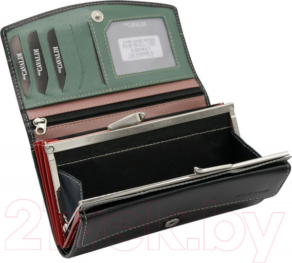 Изображение товара Портмоне Cedar 4U Cavaldi / RD-BF-06-GCL (черный мульти)