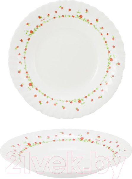 Изображение товара Тарелка столовая глубокая Arcopal Fraisa / P3780 (красный)