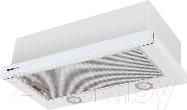 Изображение товара Вытяжка телескопическая HOMSair Flat 60 Glass (белый)