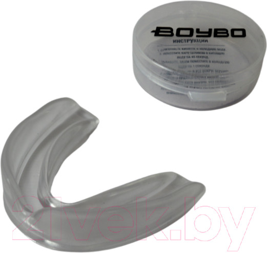 Изображение товара Боксерская капа BoyBo Battle одночелюстная (белый)