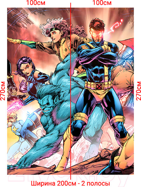 Изображение товара Фотообои листовые Arthata Fotooboi-GeroiMult-188 (200x270)