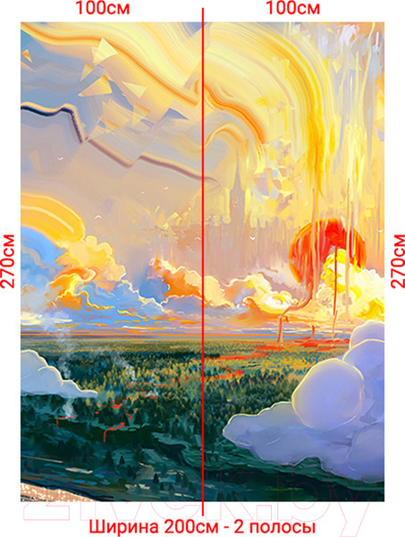 Изображение товара Фотообои листовые Arthata Fotooboi-Raznoe-114 (200x270)