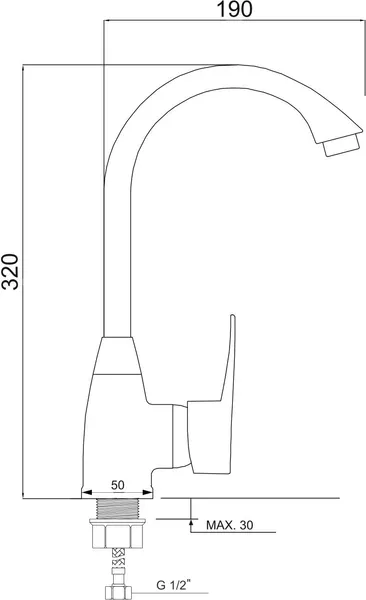 Изображение товара Смеситель РМС PL5-017F