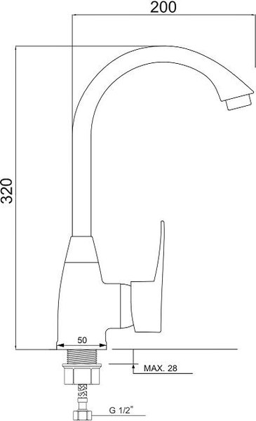 Изображение товара Смеситель РМС PL5-017F