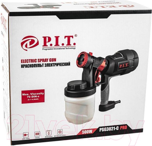 Изображение товара Краскопульт электрический P.I.T PSG3021-C Pro