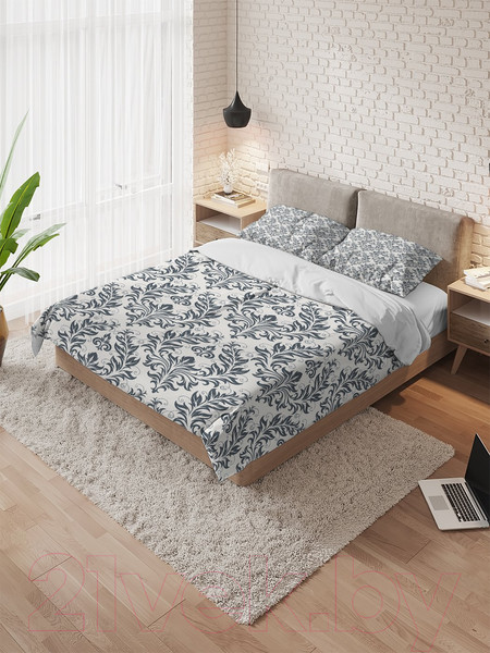 Изображение товара Комплект постельного белья JoyArty Показательные листья / bls_12085_euro