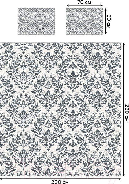 Изображение товара Комплект постельного белья JoyArty Показательные листья / bls_12085_euro