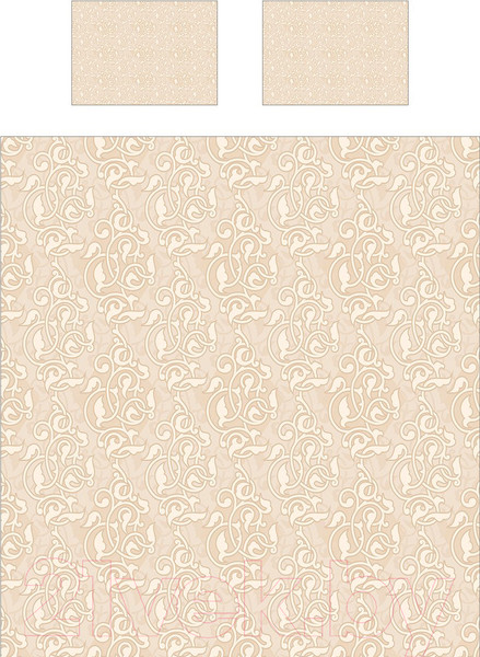 Изображение товара Комплект постельного белья JoyArty Листовые линии / bls_13524_euro