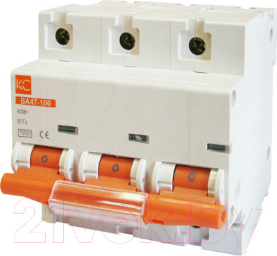 Изображение товара Выключатель автоматический КС ВА 47-100 3Р 32А D / 81604