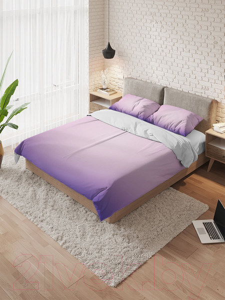 Изображение товара Комплект постельного белья JoyArty Плавное спокойствие / bls_23521_euro