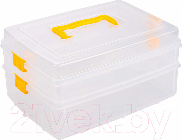 Изображение товара Контейнер для хранения Альтернатива Двухъярусный / М6366