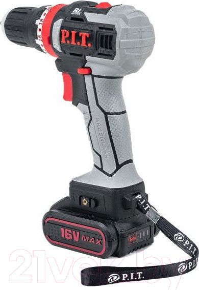 Изображение товара Аккумуляторная дрель-шуруповерт P.I.T PID03002-16M2/BL