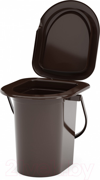 Изображение товара Ведро-туалет Альтернатива М1319 (коричневый)
