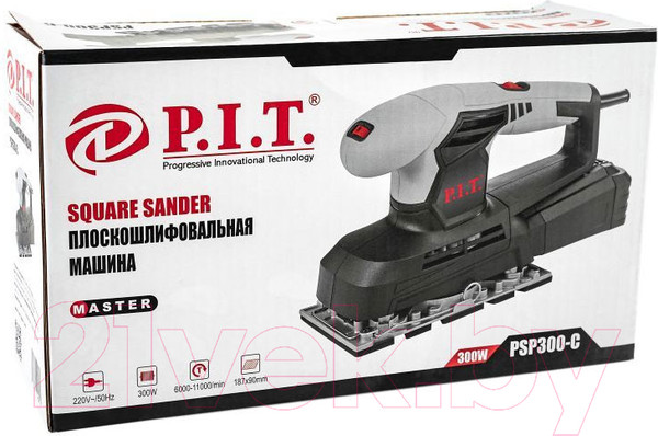 Изображение товара Вибрационная шлифовальная машина P.I.T PSP300-C